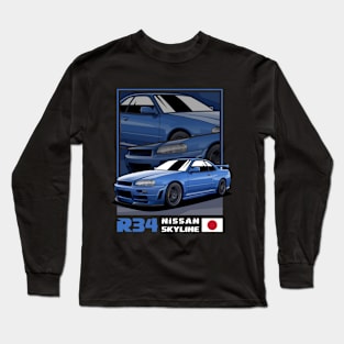 Nissan Skyline R34 Long Sleeve T-Shirt